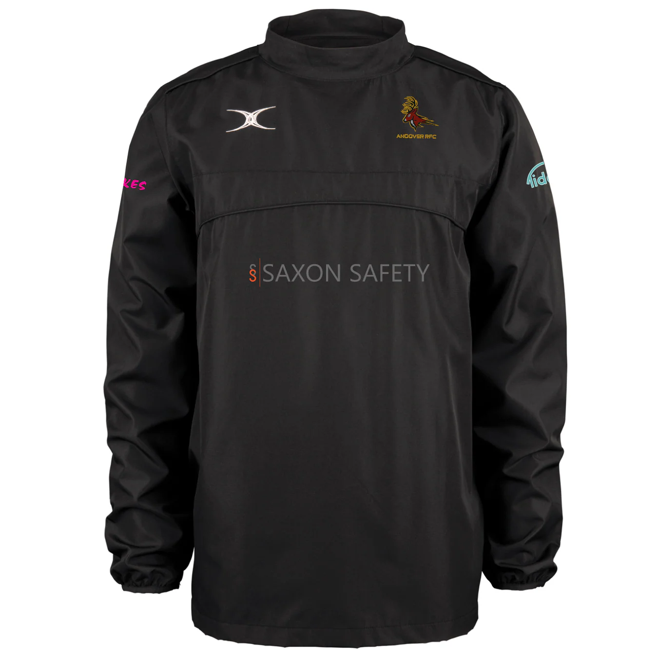 Andover RFC Junior's Black Photon Mens Warm Up Jacket