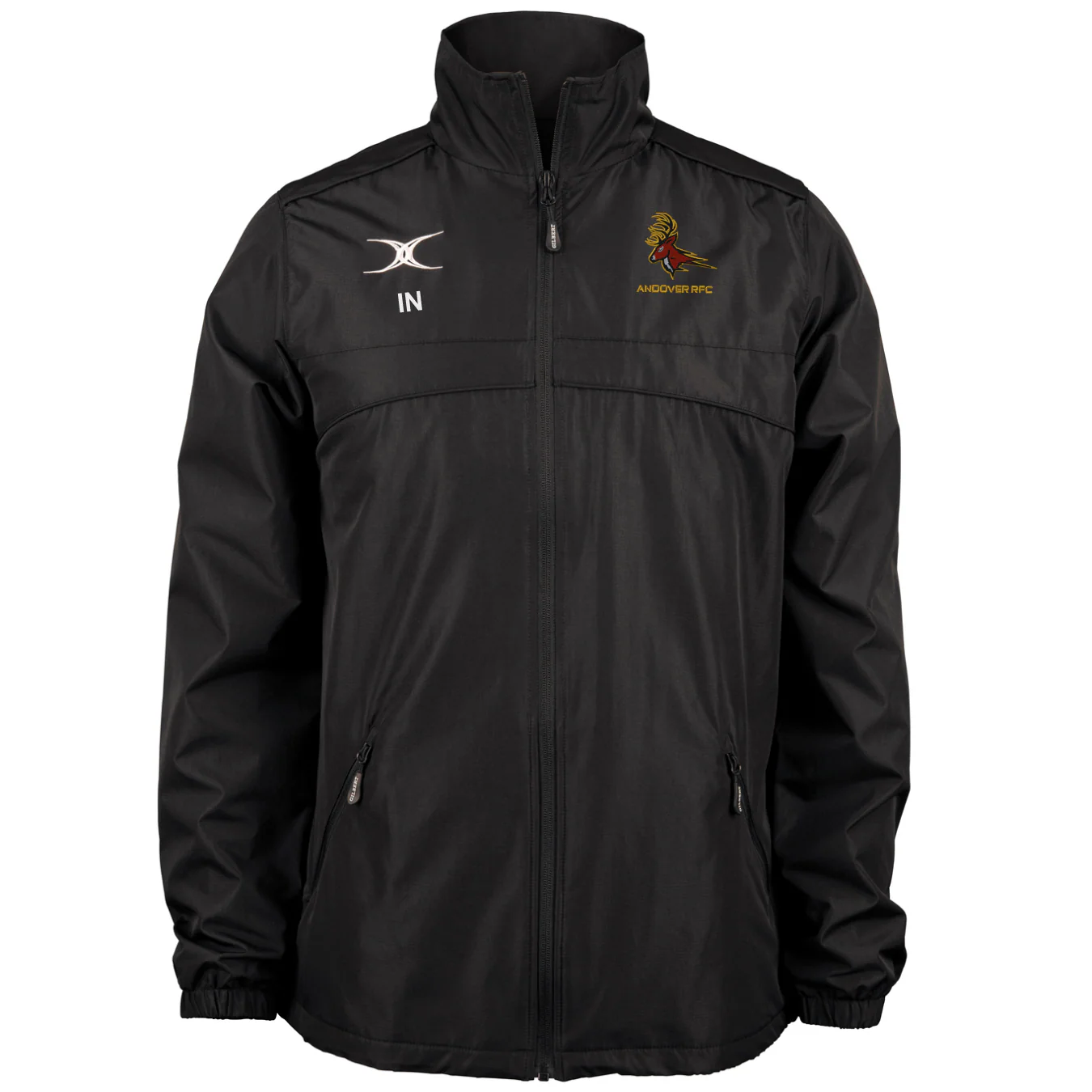 Andover RFC Senior's Black Photon Mens Full Zip Jacket