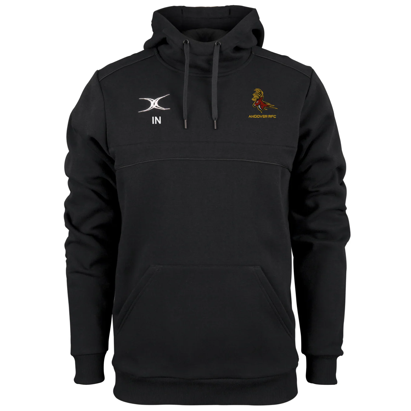 Andover RFC Senior's Black Photon Mens Hoodie