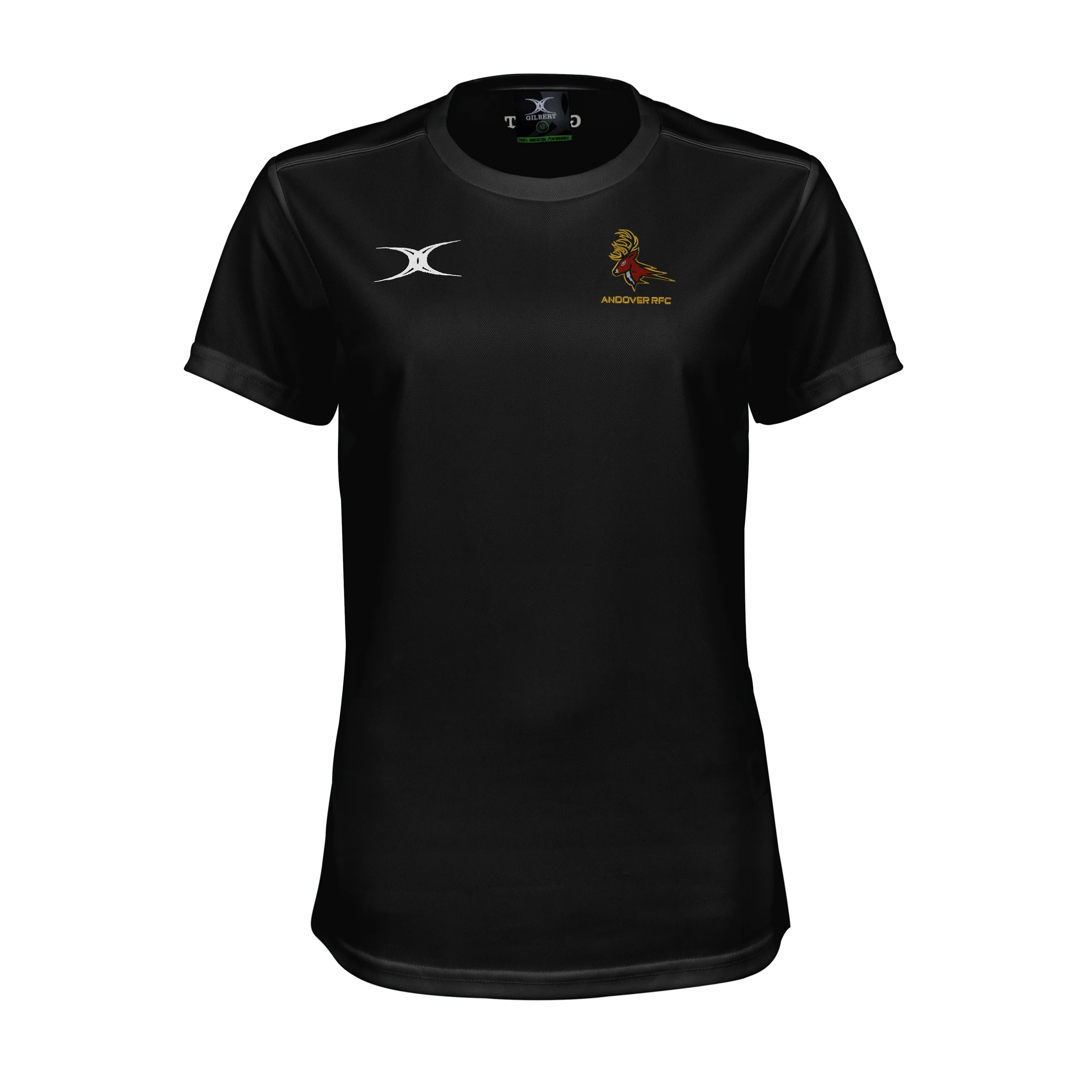 Andover RFC Women's Black Photon II Short Sleeve T-Shirt - Image 2