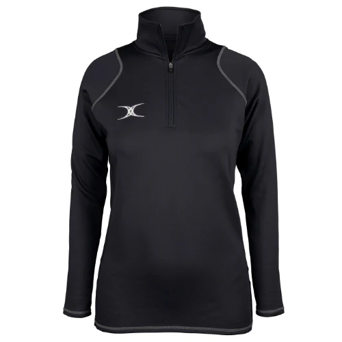 Ayrshire Bulls RFC Ladies Black Quest 1/4 Zip Fleece