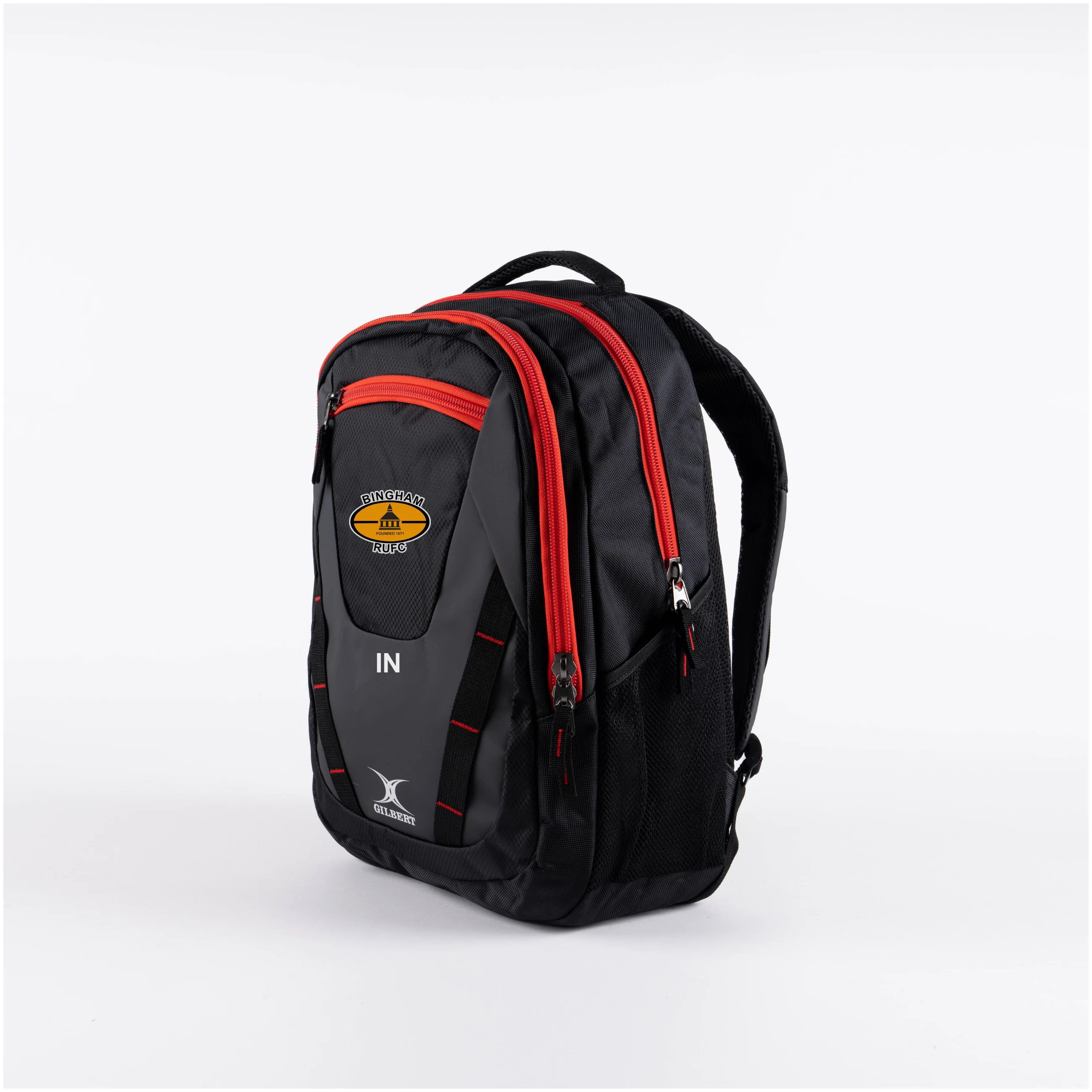 Bingham RUFC Senior's Black / Red Club V4 Rucksack
