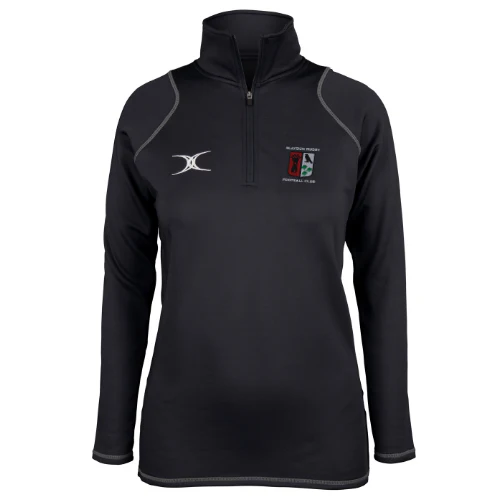 Blaydon RFC Women's Black Quest Ladies 1/4 Zip Fleece