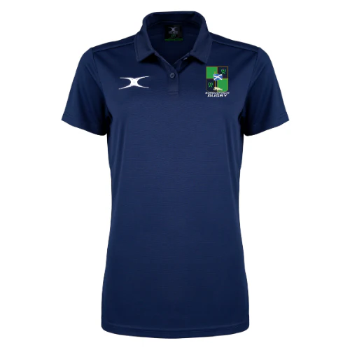 Boroughmuir RFC Adult's Dark Navy Photon II S/S Polo Shirt-Senior