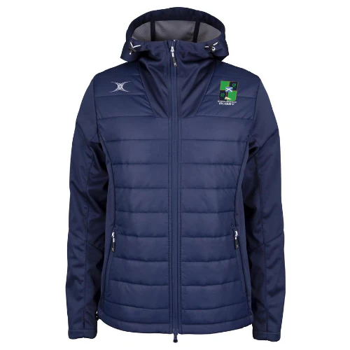 Boroughmuir RFC Adult's Dark Navy Pro Active Full Zip Jacket-Senior