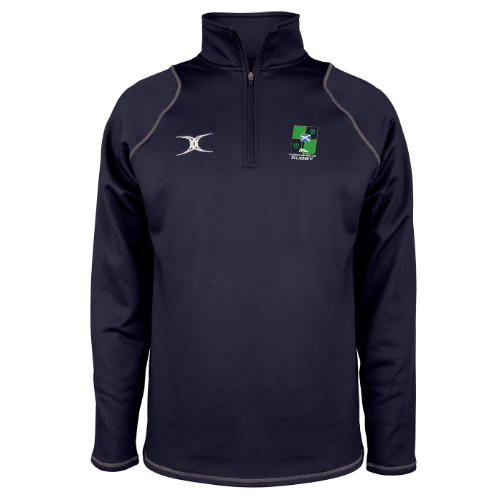 Boroughmuir RFC Adult's Dark Navy Quest Mens 1/4 Zip Fleece