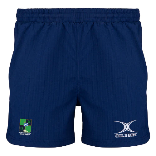 Boroughmuir RFC Adult's Dark Navy Virtuo Shorts