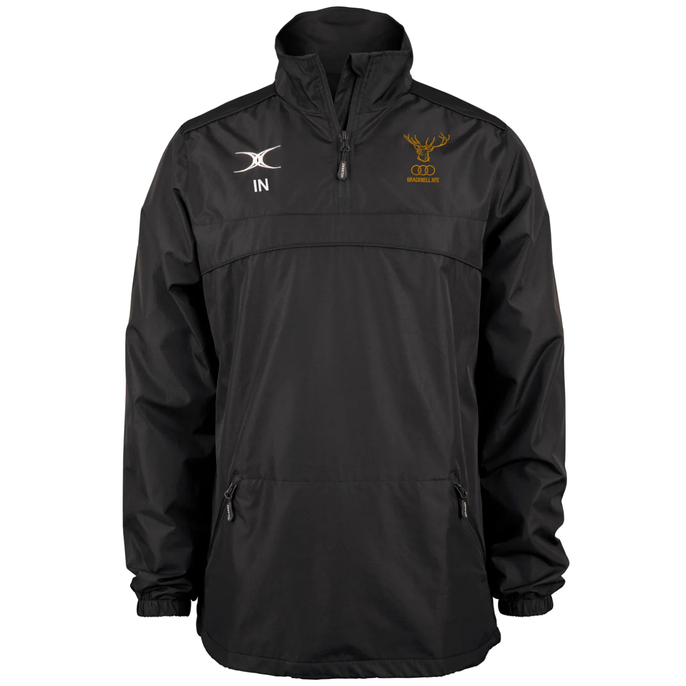 Bracknell RFC Junior's Black Photon Mens 1-4 Zip Jacket