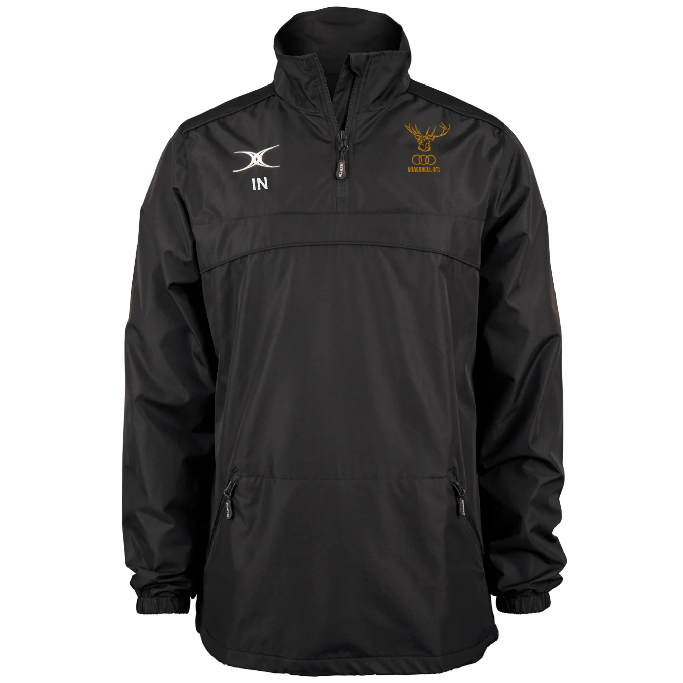 Bracknell RFC Senior's Black Photon Mens 1-4 Zip Jacket