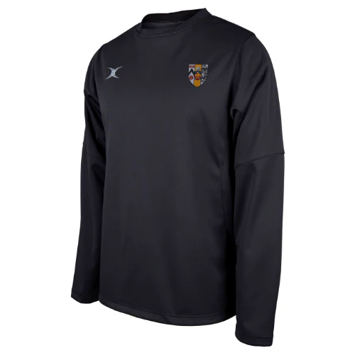 Brasenose College Adult's Black Pro Warm Up Top