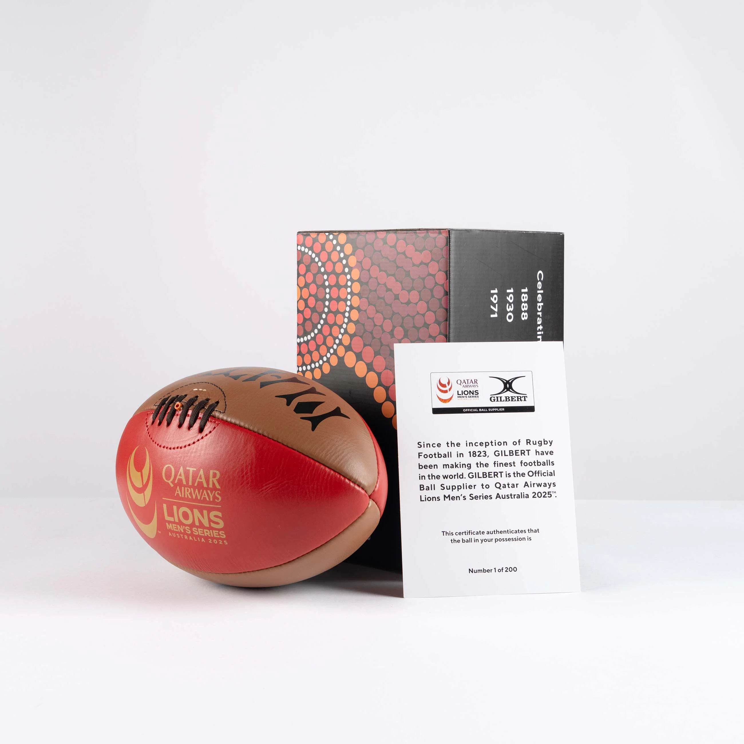 British and Irish Lions Tour 2025 Leather Ball
