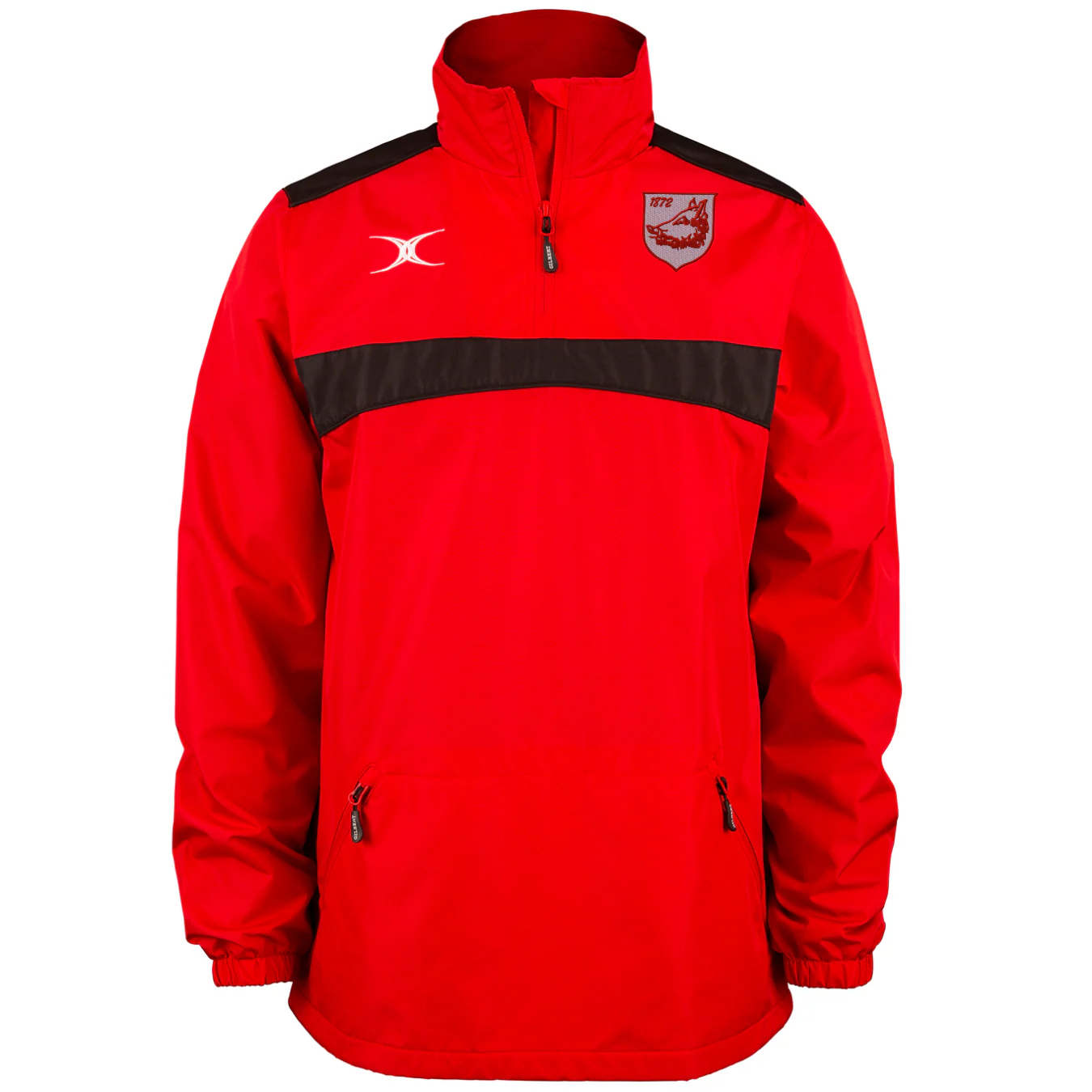 Bromsgrove RFC Senior's Red / Black Photon Mens 1-4 Zip Jacket