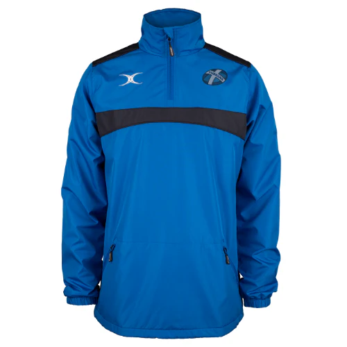 Caledonian Thebans RFC Adult's Royal / Dark Navy Photon Mens 1-4 Zip Jacket