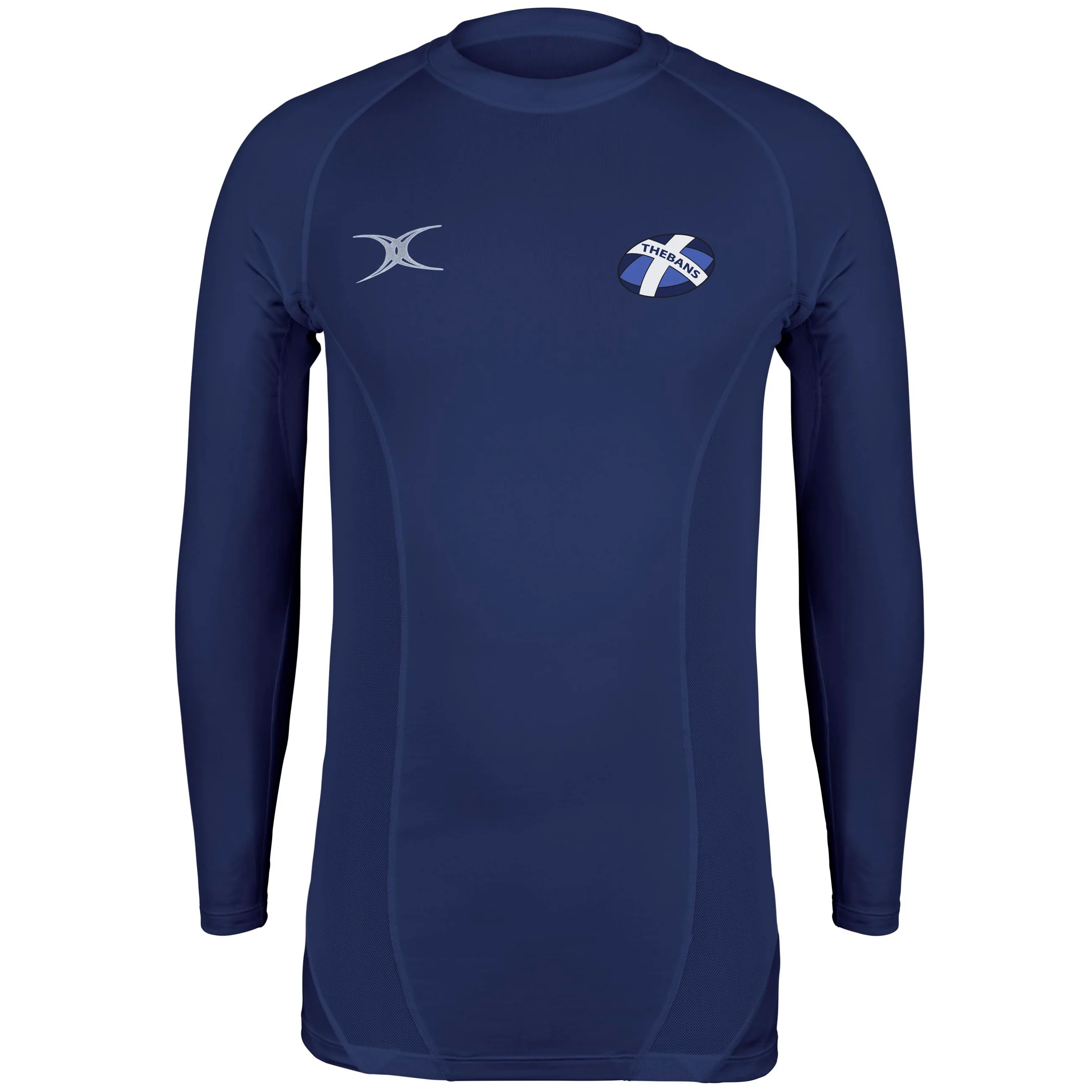 Caledonian Thebans RFC Senior's Dark Navy Atomic X II Baselayer Top