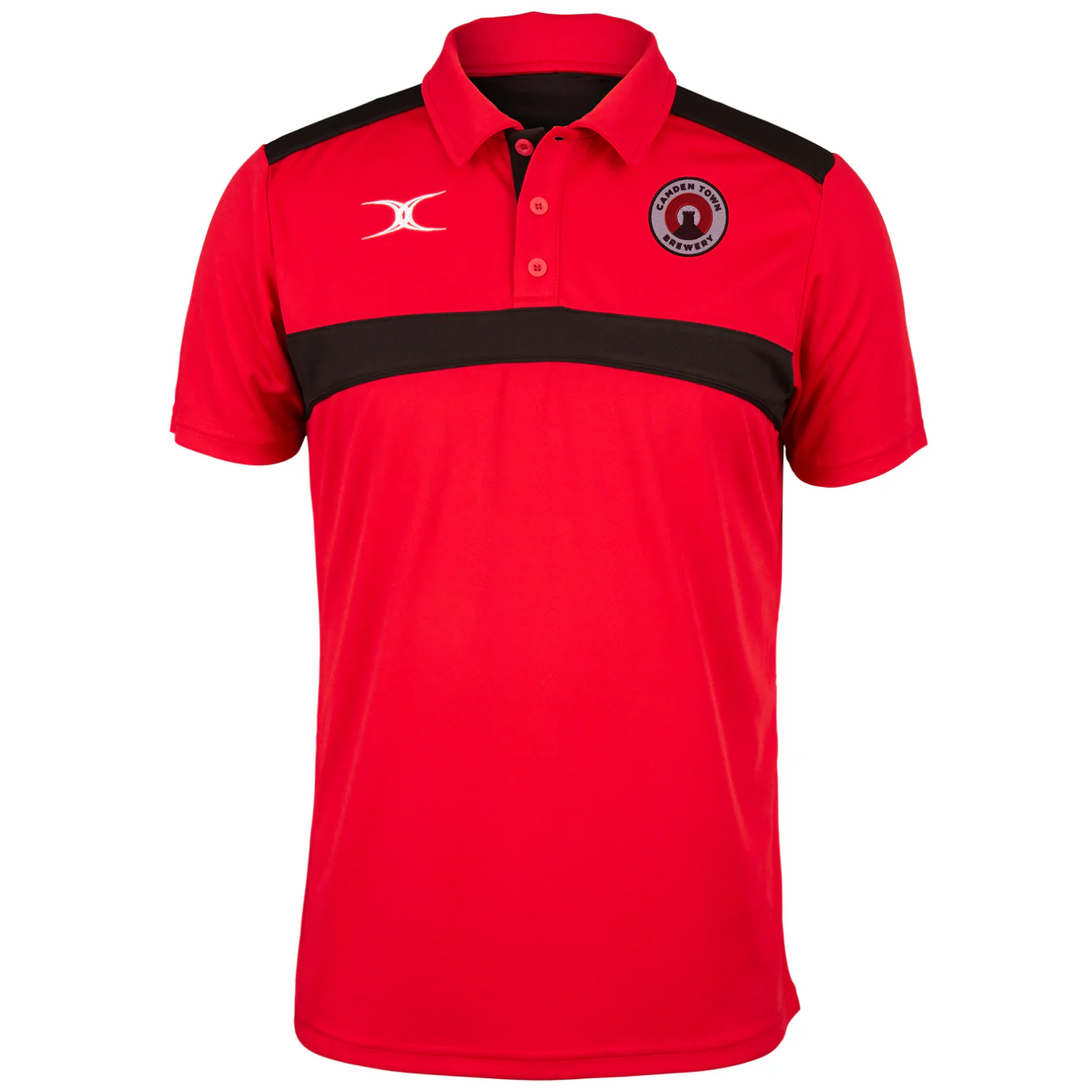 Camden Town Brewery Senior's Red / Black Photon Mens Polo