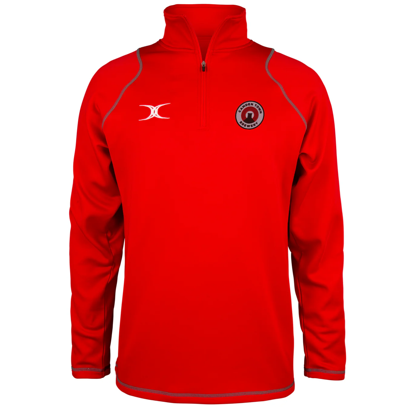 Camden Town Brewery Senior's Red Quest Mens 1/4 Zip Fleece