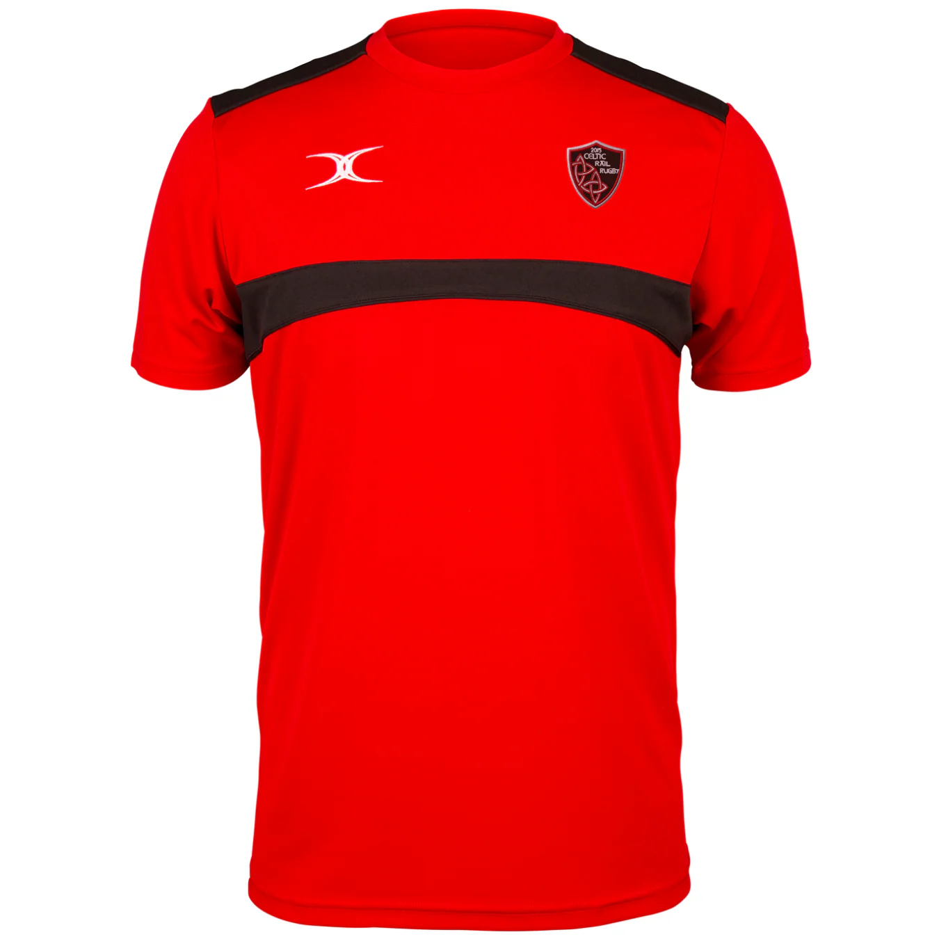Celtic Rail RFC Senior's Red / Black Photon Mens Tee