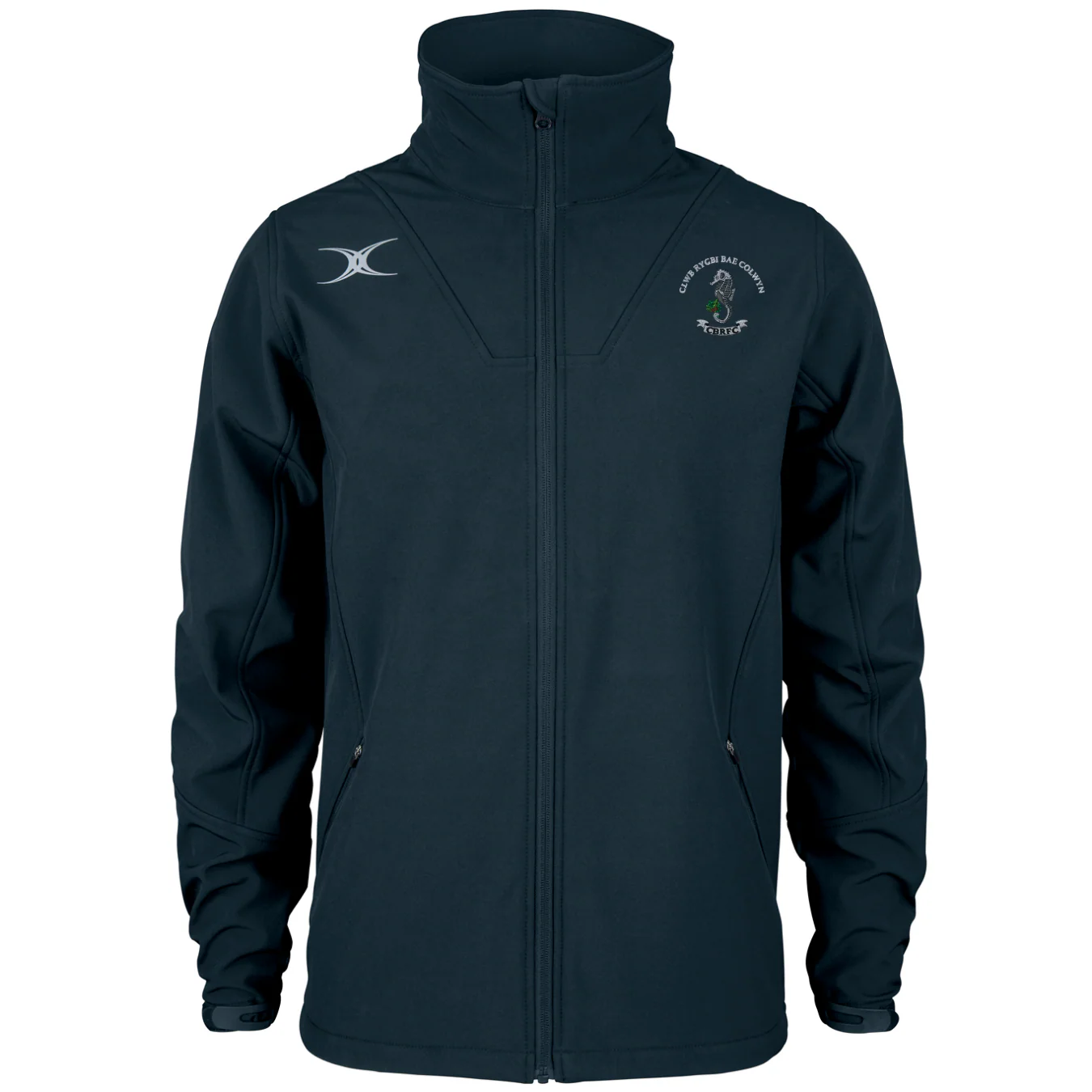 Colwyn Bay RFC Senior's Dark Navy Pro Soft Shell Full Zip Jacket
