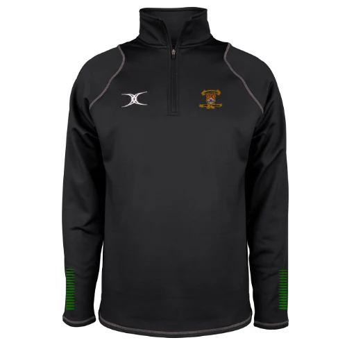 Cowbridge RC Adult's Black Quest Mens 1/4 Zip Fleece