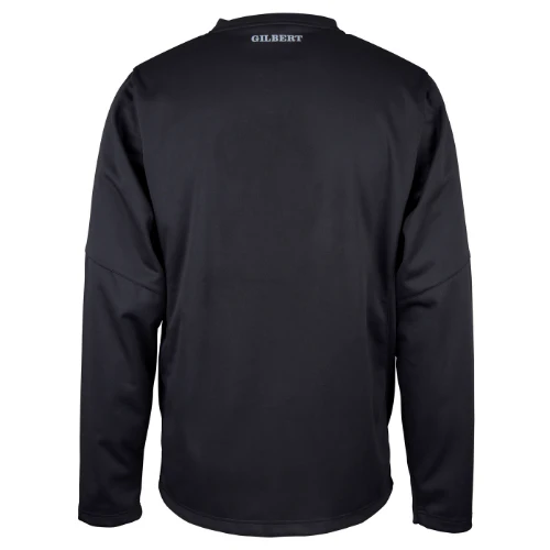 Cumbernauld RFC Men's Black Pro Warm Up Top - Image 2