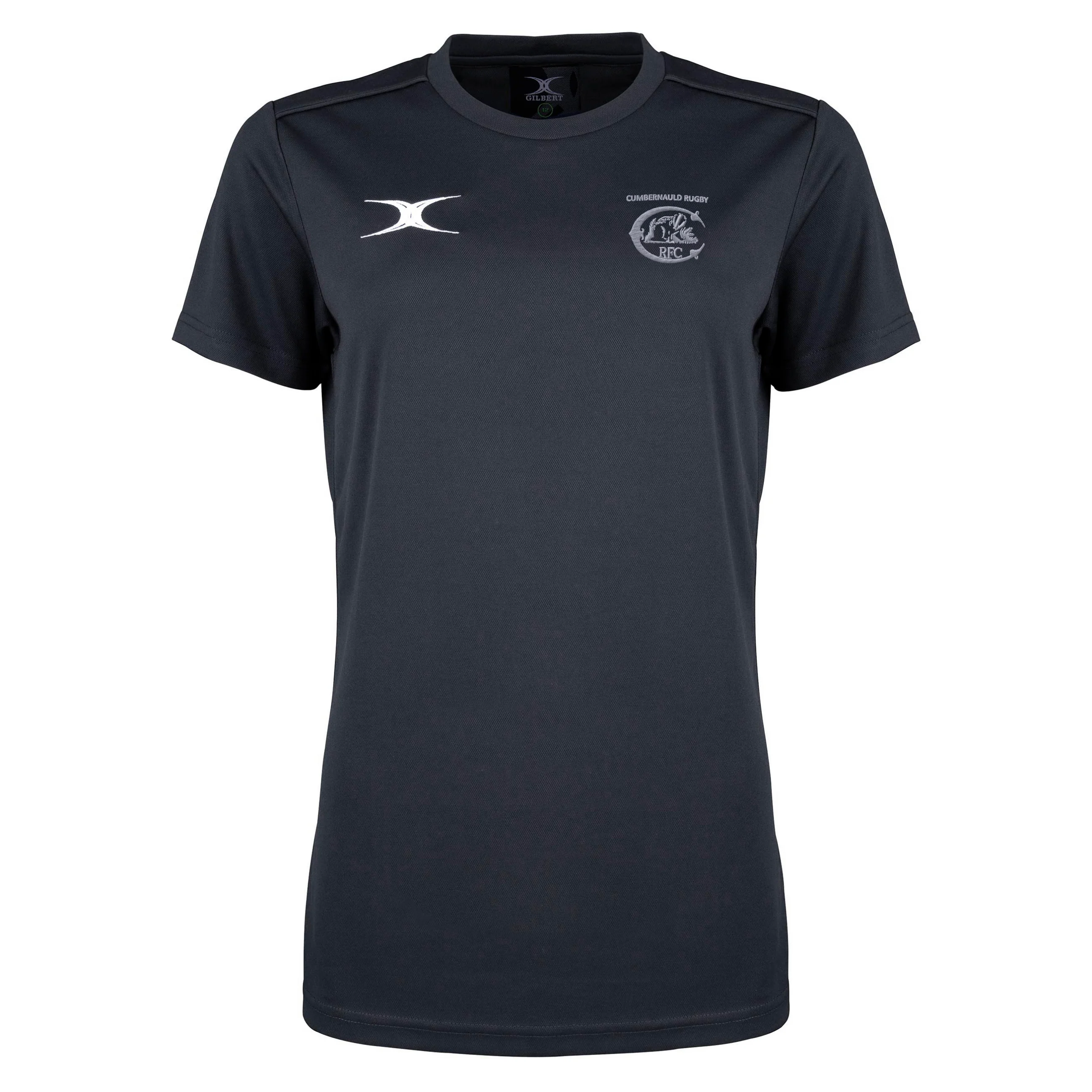 Cumbernauld RFC Senior's Black Photon II S/S Tee Shirt