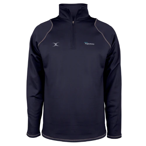 Dallaglio Rugby Works Women's Dark Navy Quest 2 1/4 Z Fleece