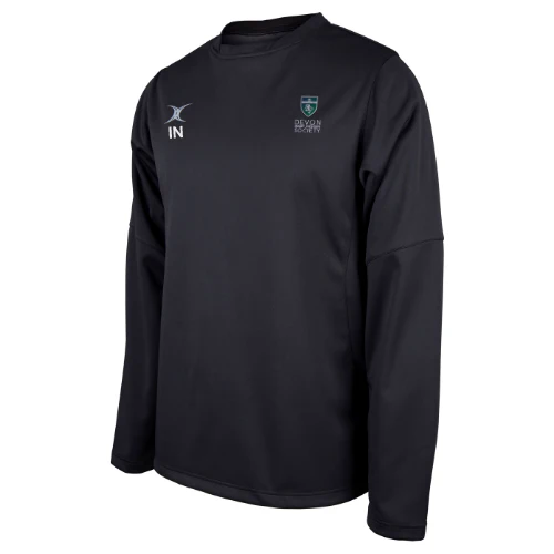 Devon Referees Adult's Black Pro Warm Up Top