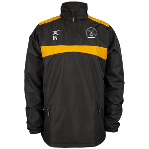 Ditchling RFC Adult's Black / Gold Photon 1/4 Zip Jacket