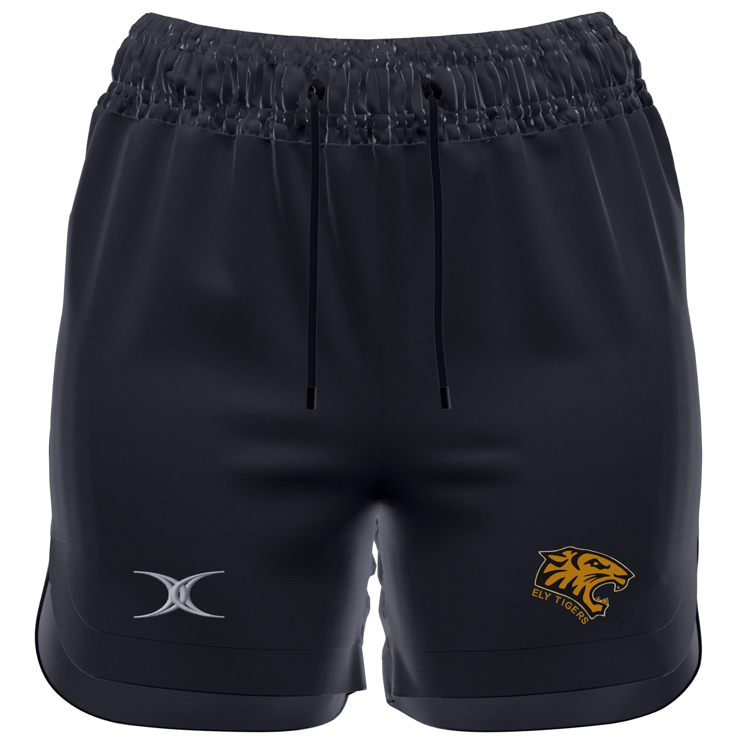 Ely Tigers RFC Women's Black GTS Shorts UB