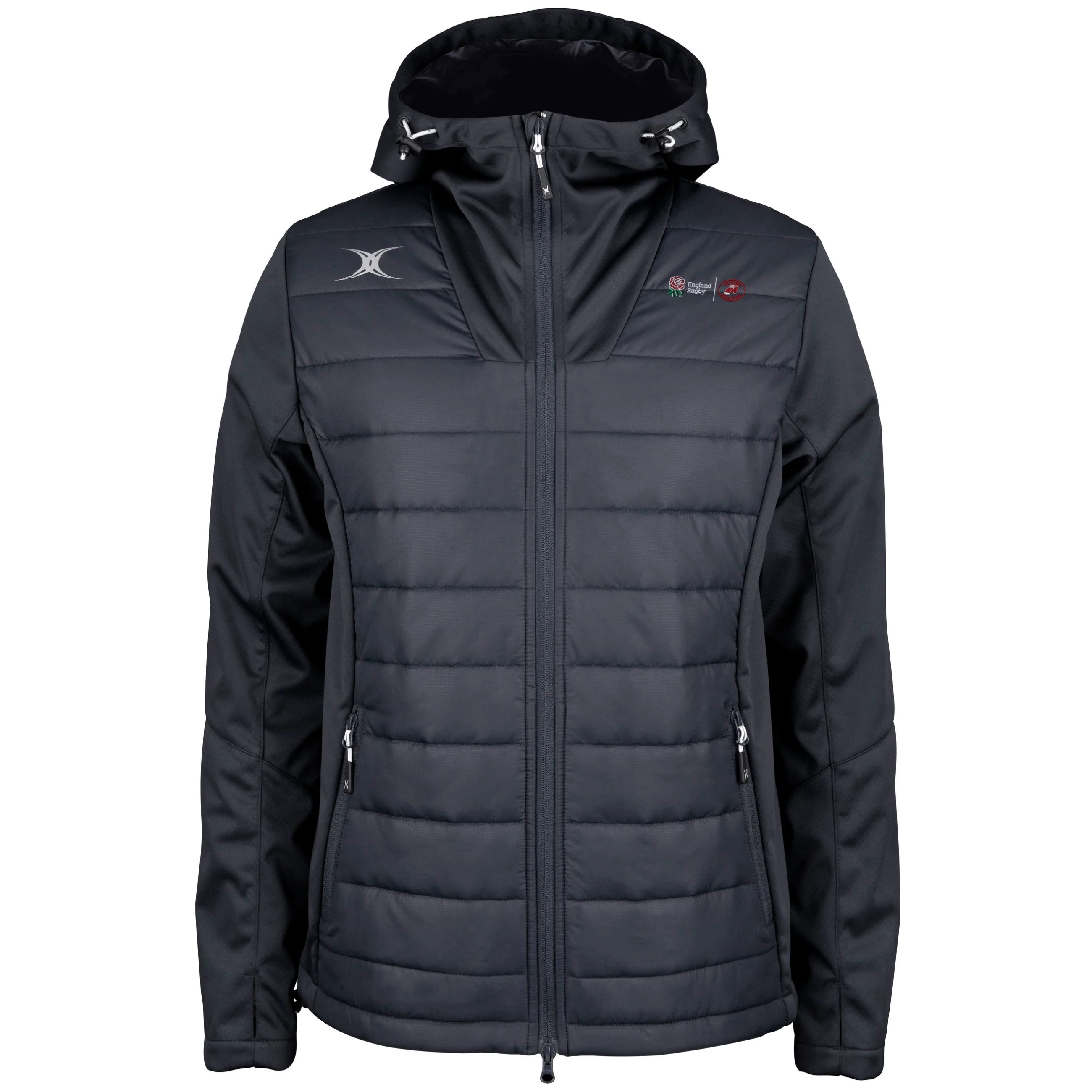England Rugby Match Officials Senior's Black Pro Active Full Zip Jacket