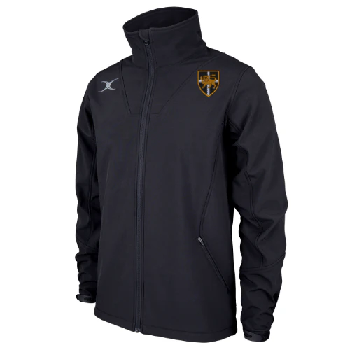 Esher RFC Men's Black Pro Soft Shell Full Zip Jacket