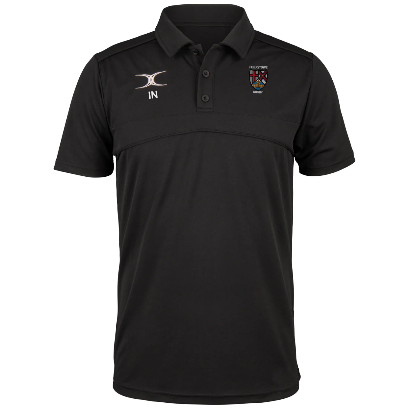 Felixstowe RFC Junior's Black Photon Mens Polo
