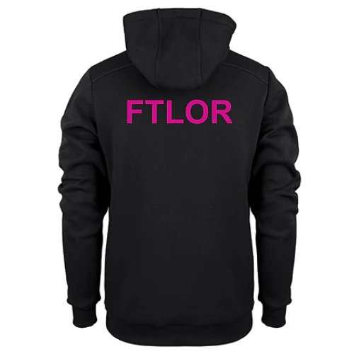 For The Love Of Rugby Junior's Black Photon Hoodie Black Child - Image 2