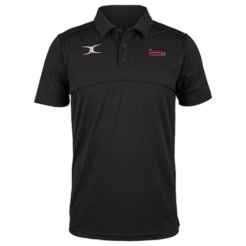 For The Love Of Rugby Junior's Black Photon II S/S Polo Shirt