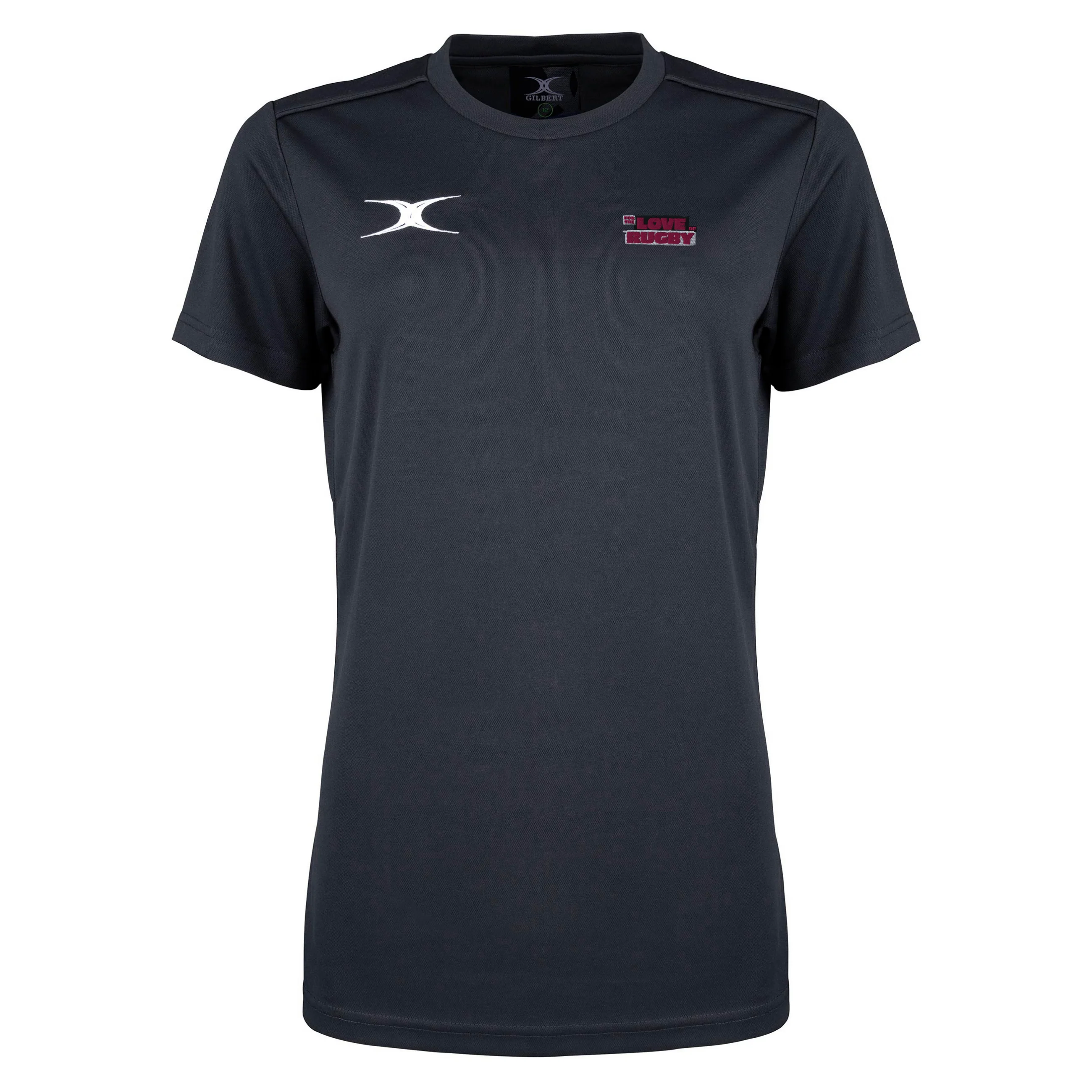 For The Love Of Rugby Junior's Black Photon II S/S Tee Shirt