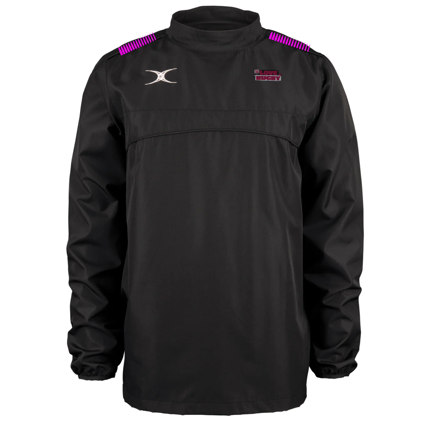 For The Love Of Rugby Junior's Black Photon Mens Warm Up Jacket