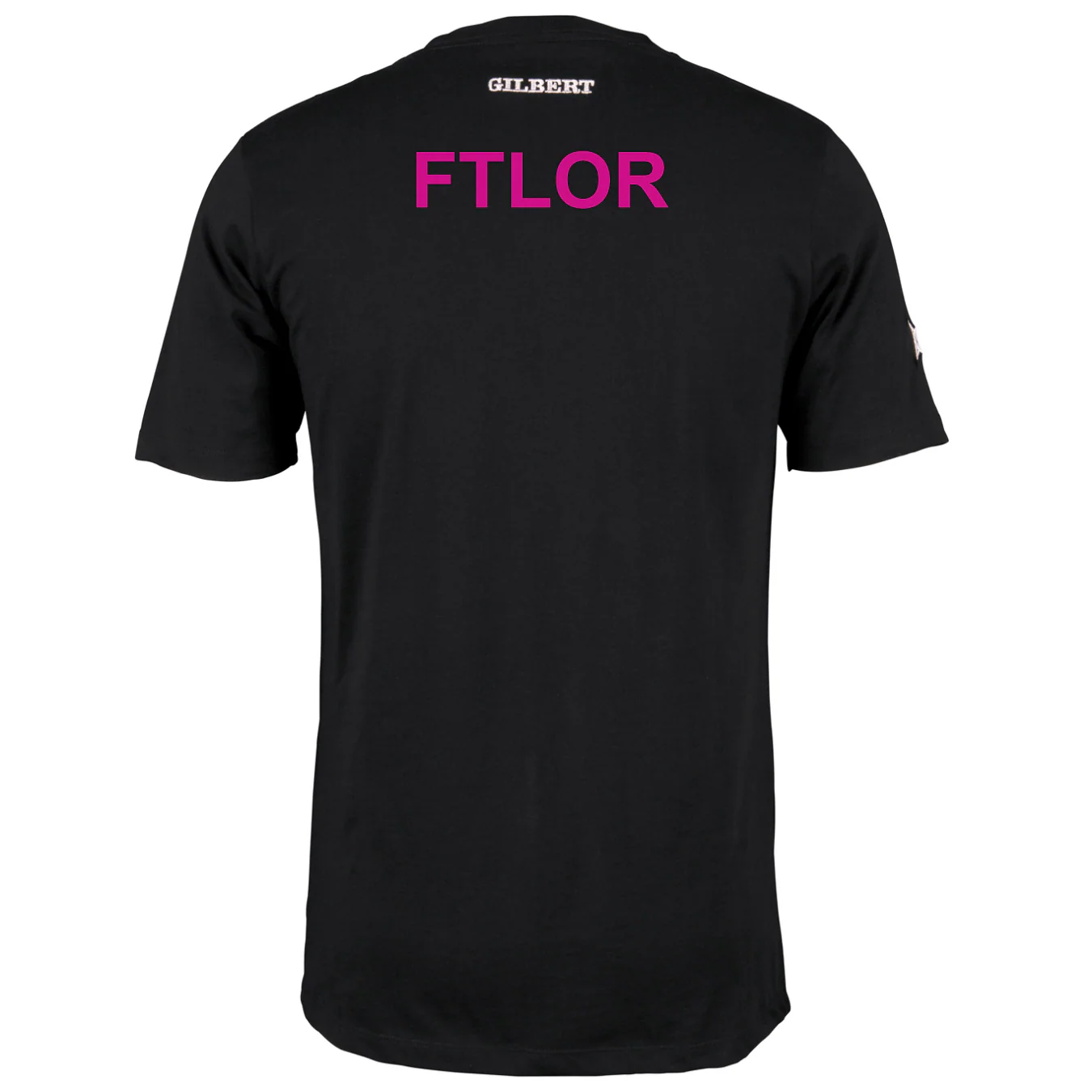 For The Love Of Rugby Junior's Black Quest Mens Tee - Image 2