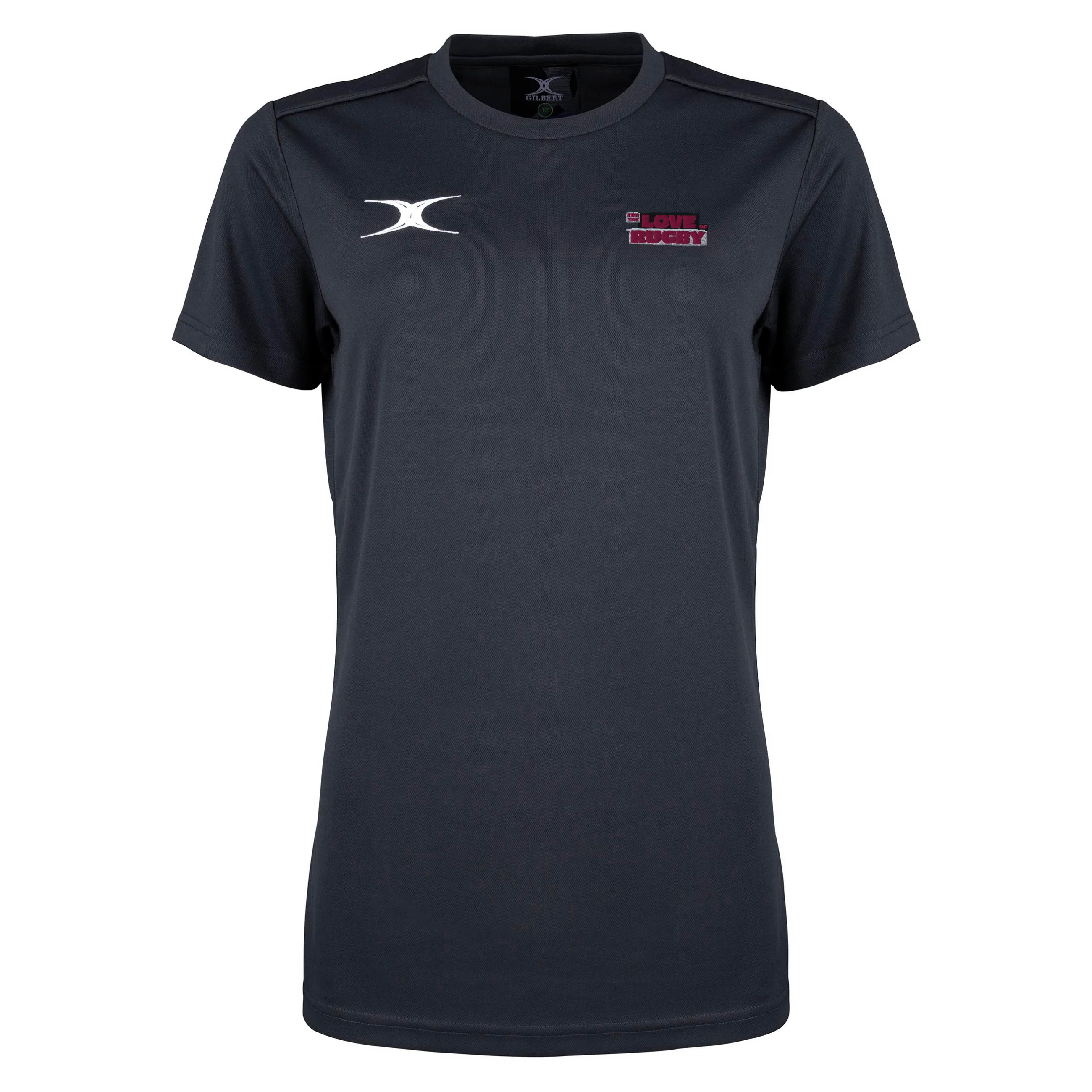 For The Love Of Rugby Senior's Black Photon II S/S Tee Shirt