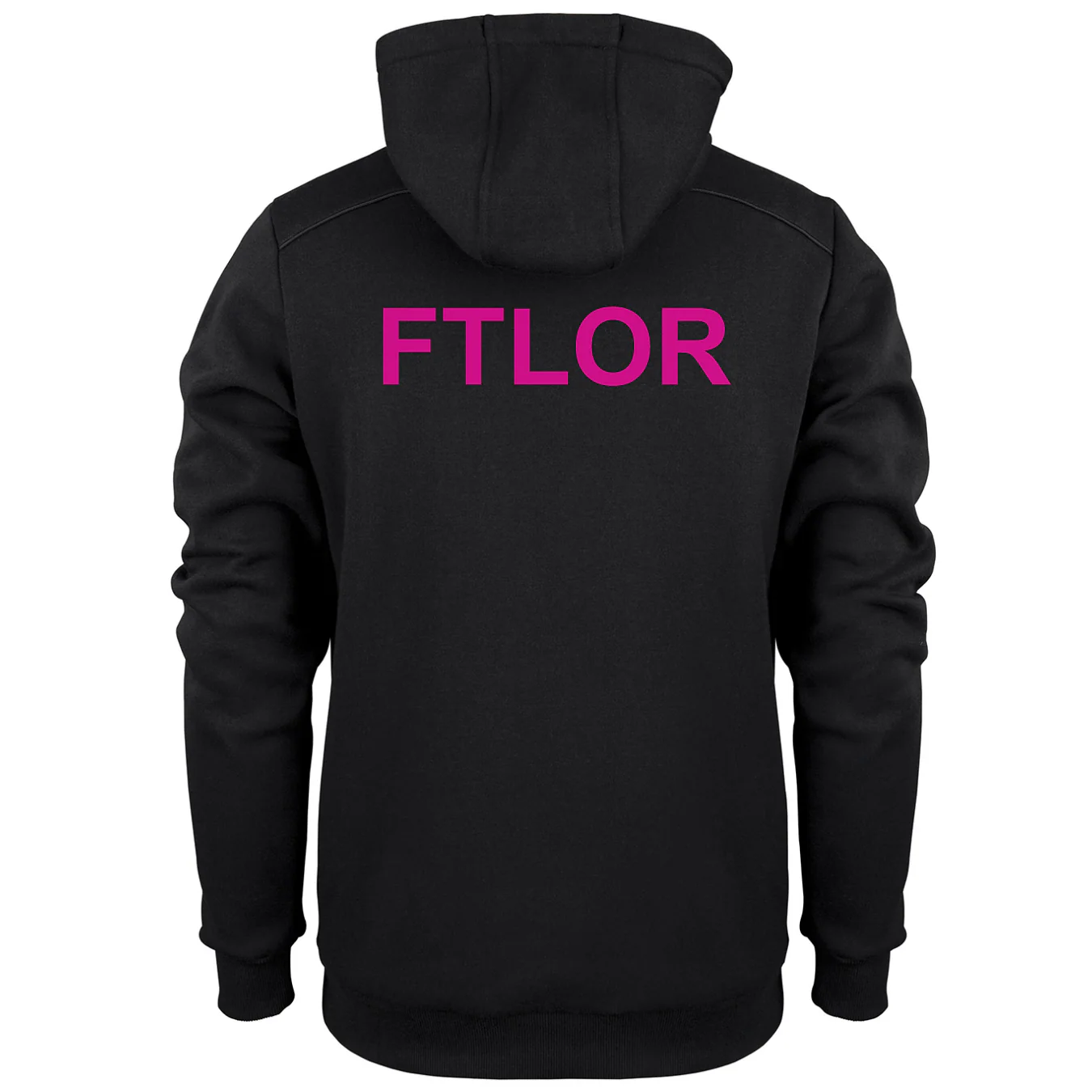 For The Love Of Rugby Senior's Black Photon Mens Hoodie - Image 2