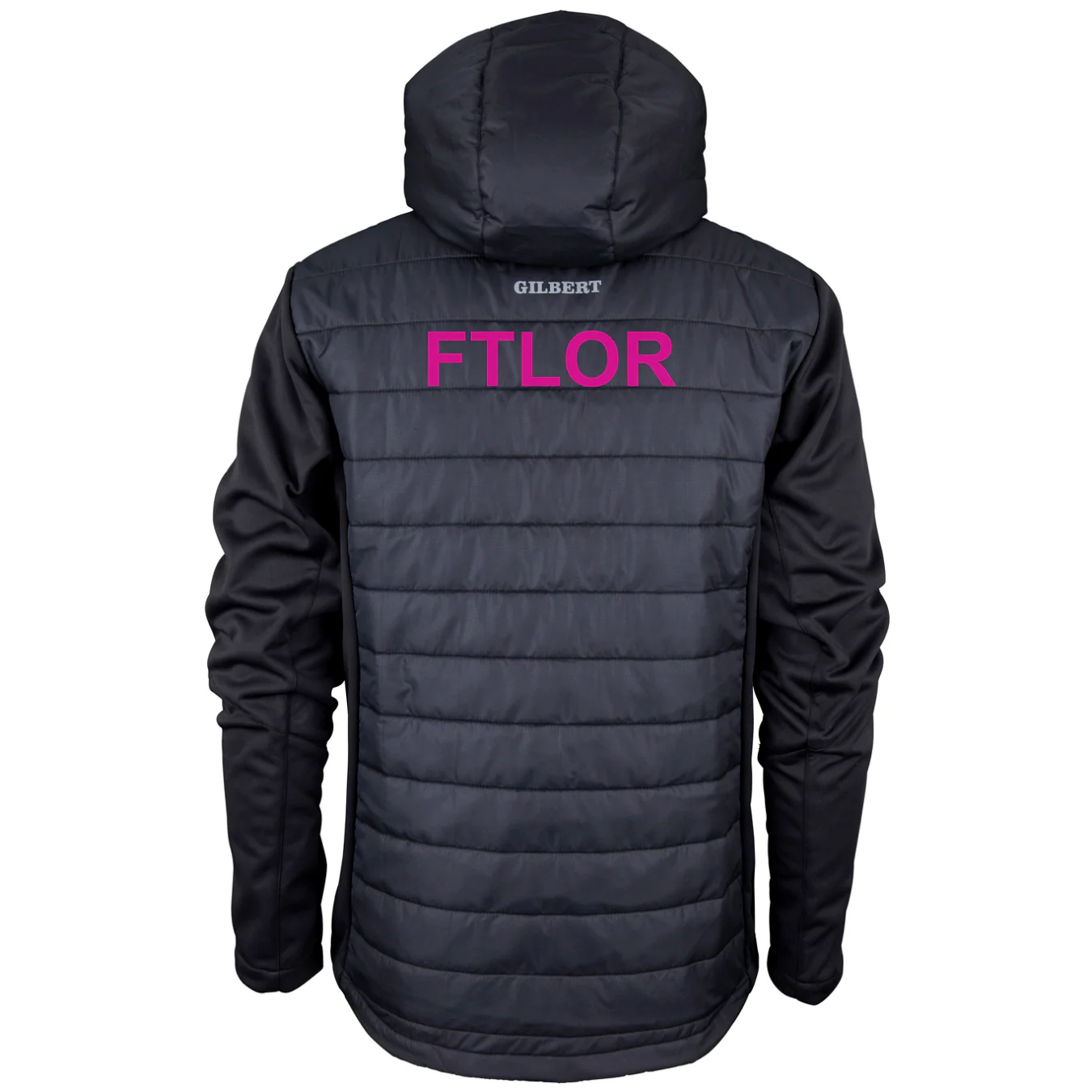 For The Love Of Rugby Senior's Black Pro Active Quater Zip Jacket