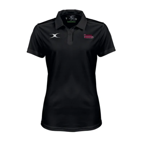 For The Love Of Rugby Women's Black Photon II S/S Polo Shirt