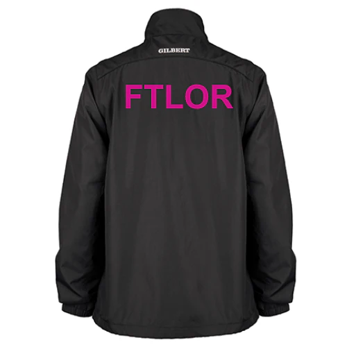 For The Love Of Rugby Women's Black Photon Ladies Full Zip Jacket - Image 2