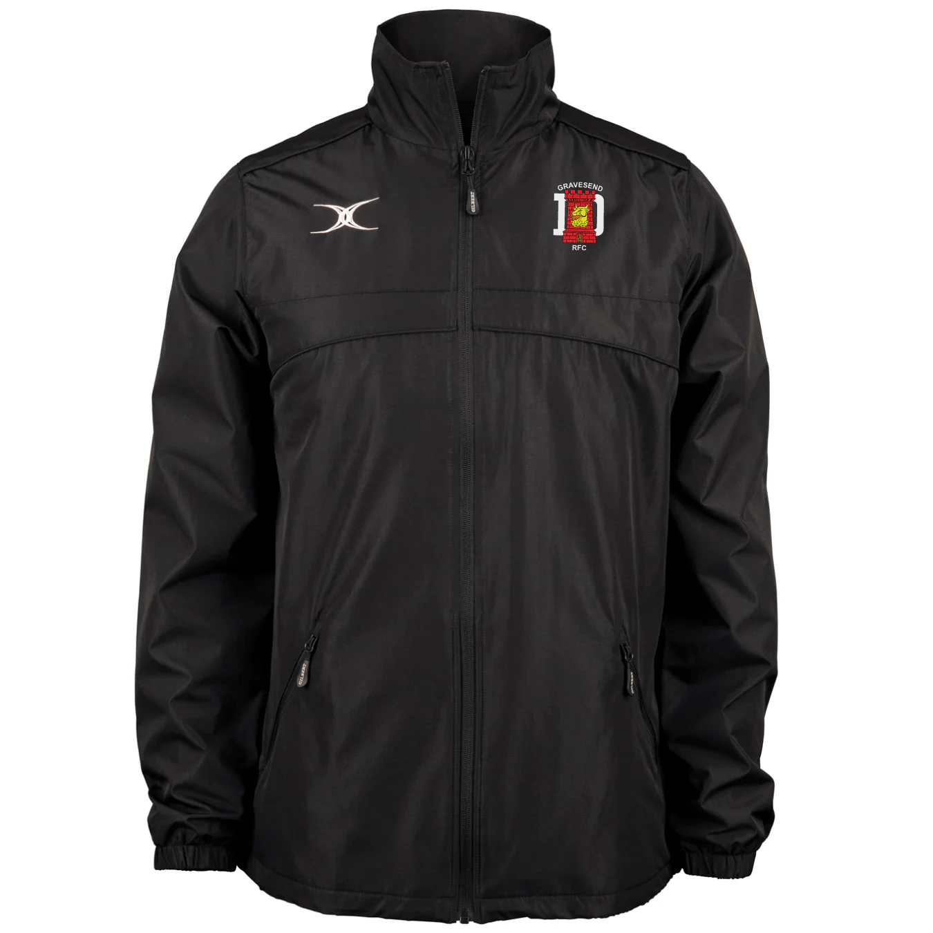 Gravesend RFC Senior's Black Photon Mens Full Zip Jacket