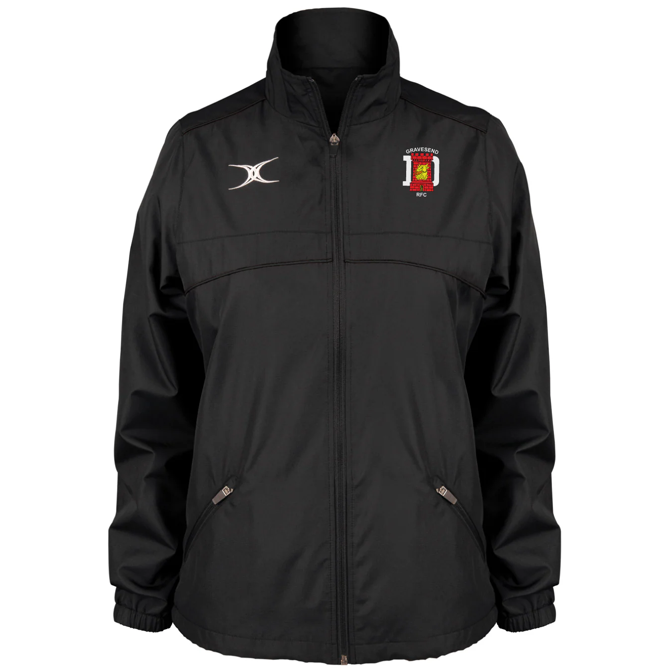 Gravesend RFC Women's Black Photon Ladies Full Zip Jacket