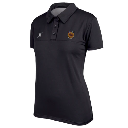 Harrogate RUFC Ladies Black Pro Polo