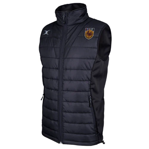 Harrogate RUFC Men's Black Pro Body Warmer