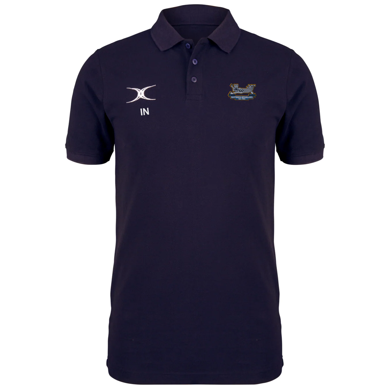 Hastings & Bexhill RFC Adult's Dark Navy Quest Mens Polo