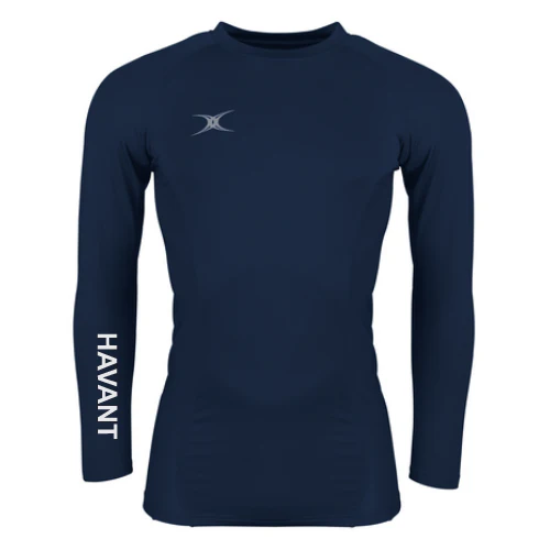 Havant Rugby Football Club Ltd Senior's Dark Navy Atomic X II Baselayer Top