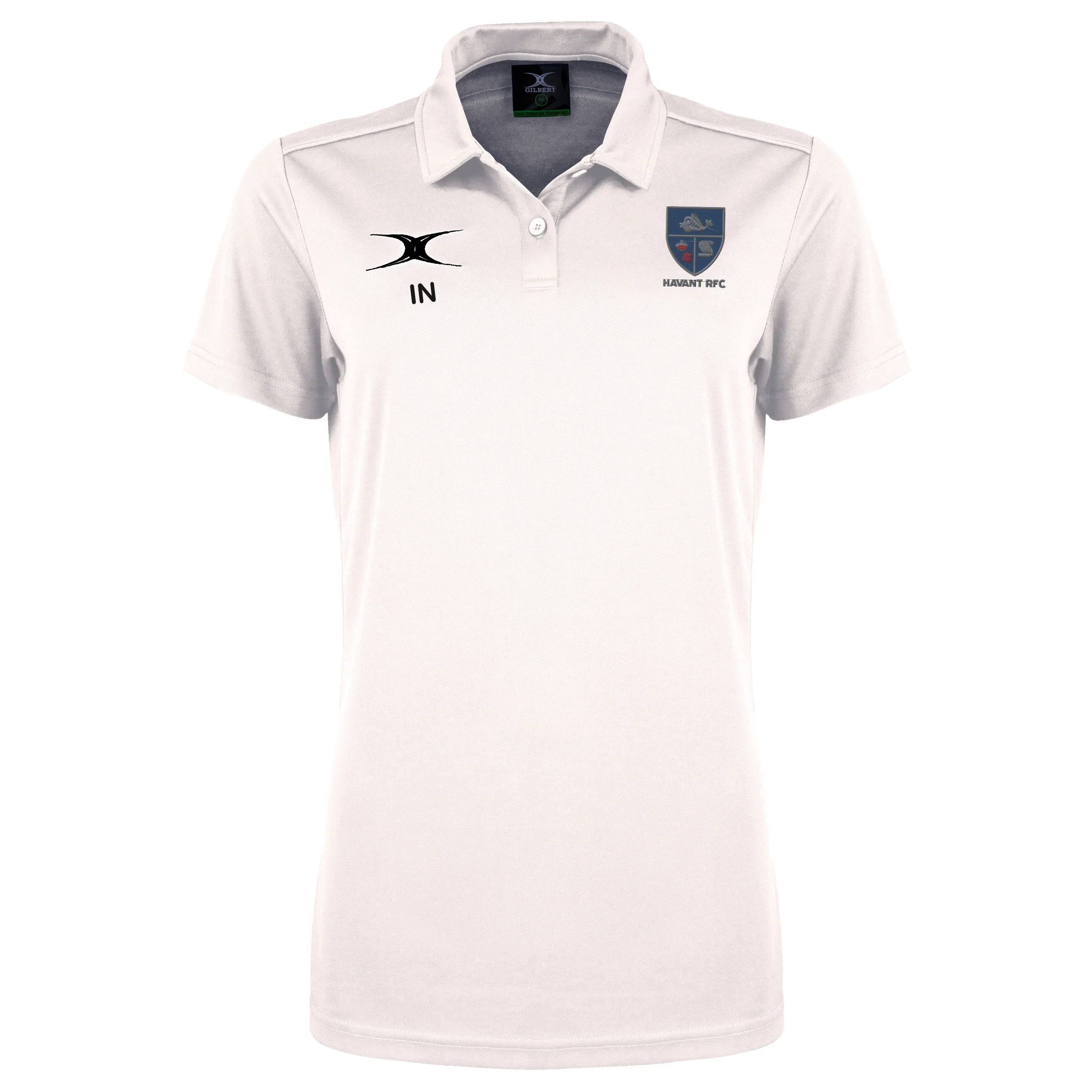 Havant Rugby Football Club Ltd Senior's White Photon II S/S Polo Shirt