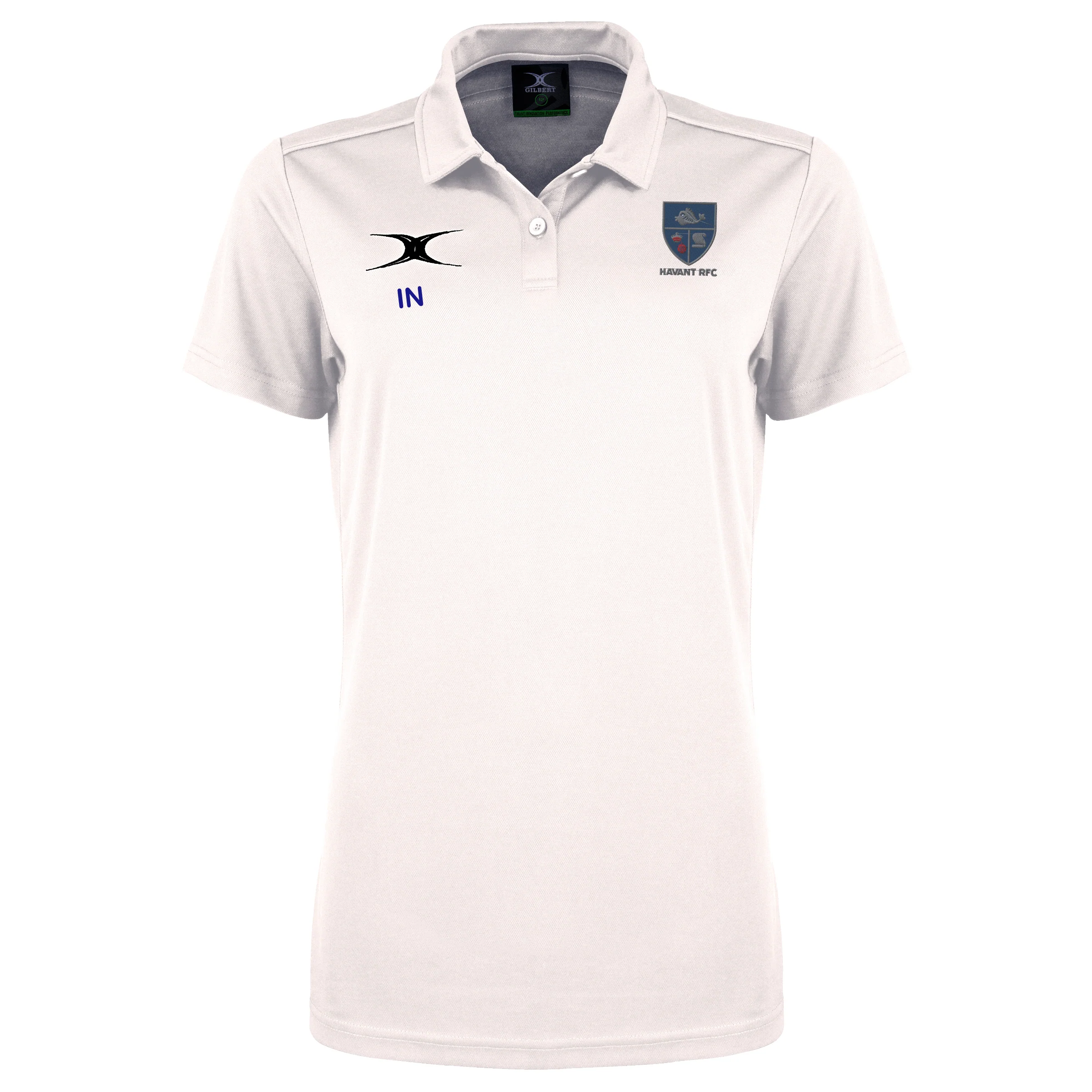 Havant Rugby Football Club Ltd Women's White Photon II S/S Polo Shirt